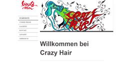 Desktop Screenshot of crazyhair-friseur.de